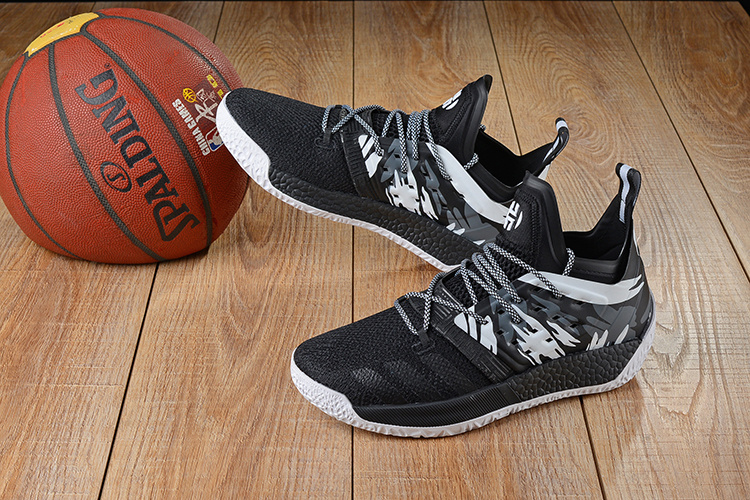 精仿鞋篮球鞋批发阿迪达斯 哈登2代 harden-vol-2黑白40-46