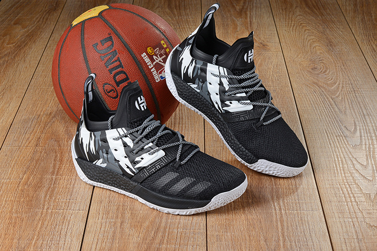 精仿鞋篮球鞋批发阿迪达斯 哈登2代 harden-vol-2黑白40-46