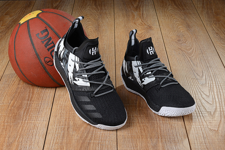 精仿鞋篮球鞋批发阿迪达斯 哈登2代 harden-vol-2黑白40-46