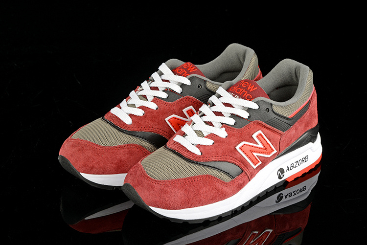 真标 新百伦 NB997.5系列 New Balance复古鞋运动跑步红灰黑36-39