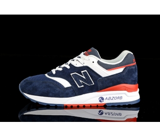 真标 新百伦 NB997.5系列 New Balance复古鞋运动跑步蓝红白36-44