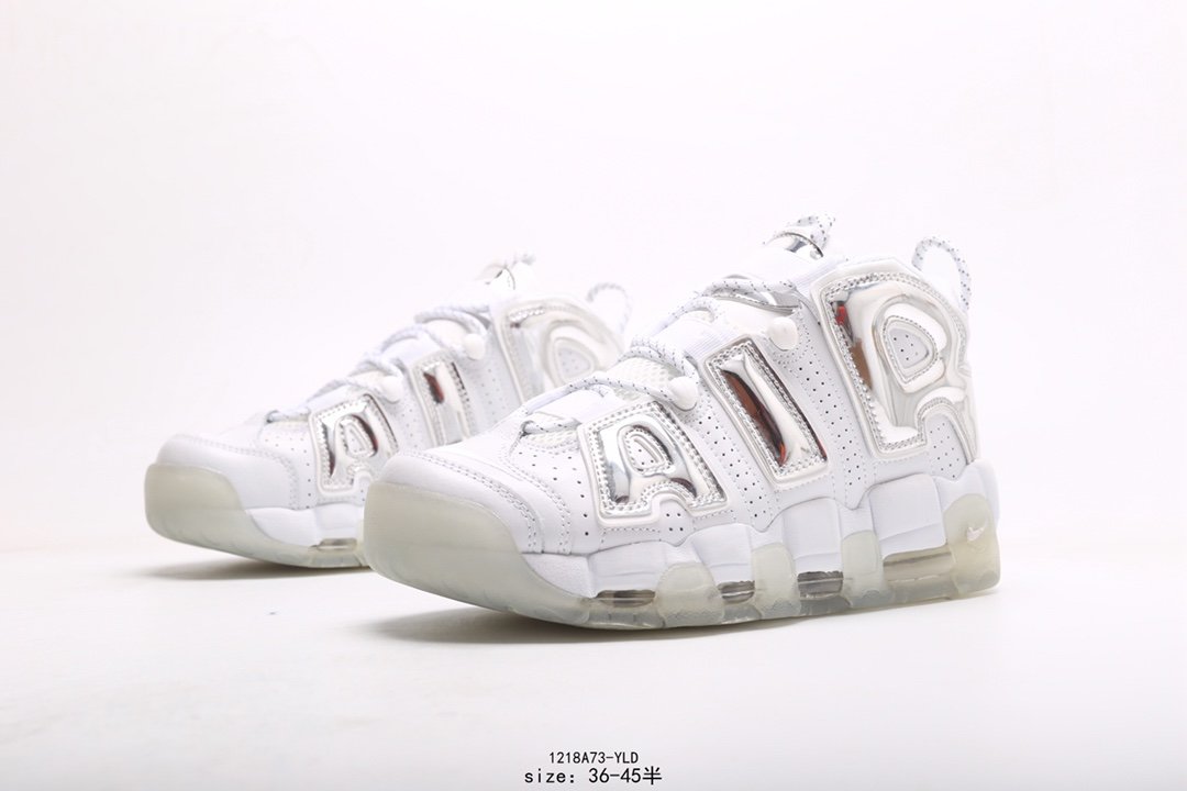 真标带半码 耐克Nike Air More Uptempo，皮蓬 大AIR 高街街头文化 实战蓝球鞋 运动休闲鞋