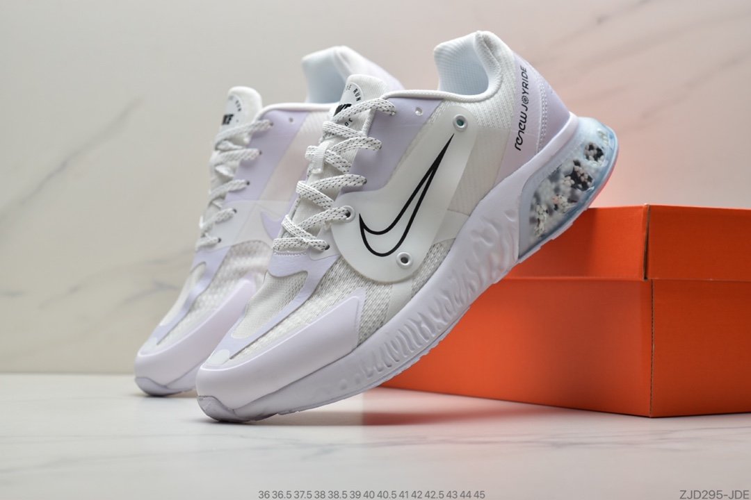 耐克 Nike Joyride Run FK 官方同步新品 超网面高频冲孔 内置缓震颗粒气垫 缓震轻便跑步鞋