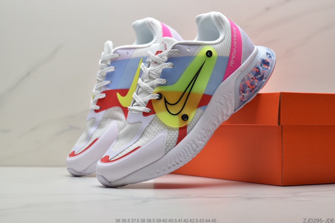 耐克 Nike Joyride Run FK 官方同步新品 超网面高频冲孔 内置缓震颗粒气垫 缓震轻便跑步鞋