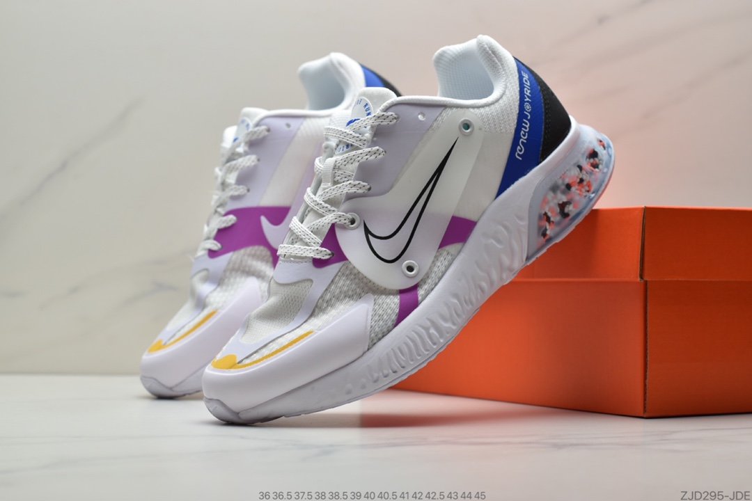 耐克 Nike Joyride Run FK 官方同步新品 超网面高频冲孔 内置缓震颗粒气垫 缓震轻便跑步鞋