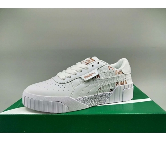 真标 Puma Suede Platfotm Gold  三明治休闲板鞋 玫瑰金 货号：373454-02