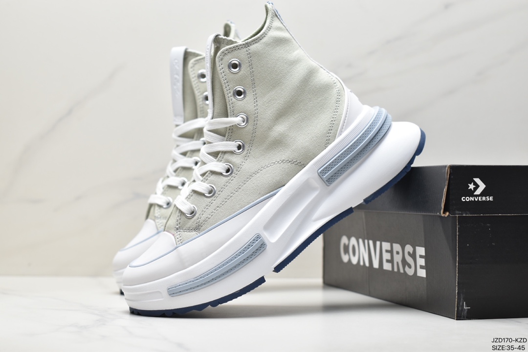 匡威Converse Run Star Legacy 1970 Cx High"Light Green/Blue/White"